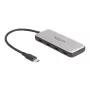 DeLOCK 64261 USB 3.2 Gen 1 Type-C hub 10000 Mbit/s zwart grijs