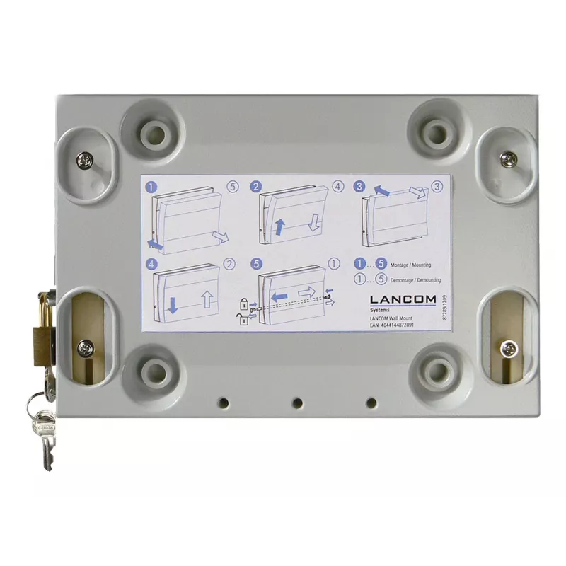 Wandbeugel voor LANCOM Systems apparaten, model 61349, grijs
