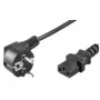 Netkabel ShiverPeaks BASIC-S 3,0m Schuko zwart — netkabel, 3,0 m lengte