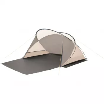 Strandschelp Shell, tent grijs/beige, UV-bescherming 50+