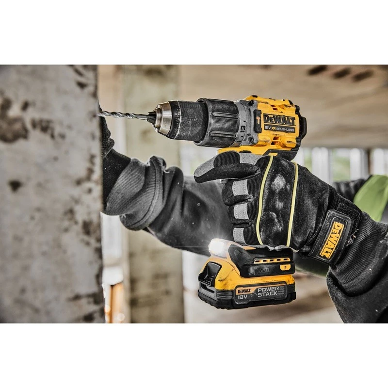 Pistoolgreepboormachine DeWalt DCD805NT-XJ — 18 V borstelloos, 2000 t/min, 90 N·m, 13 mm boorhouder, 1,34 kg