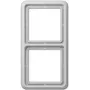 JUNG CD 582 LG - grijs - duroplast - schroefloos - JUNG - 81 mm - 152 mm