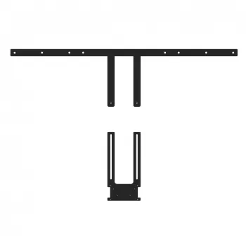 Montagekit Hagor 2287 zwart voor 75-86 inch beeldschermen