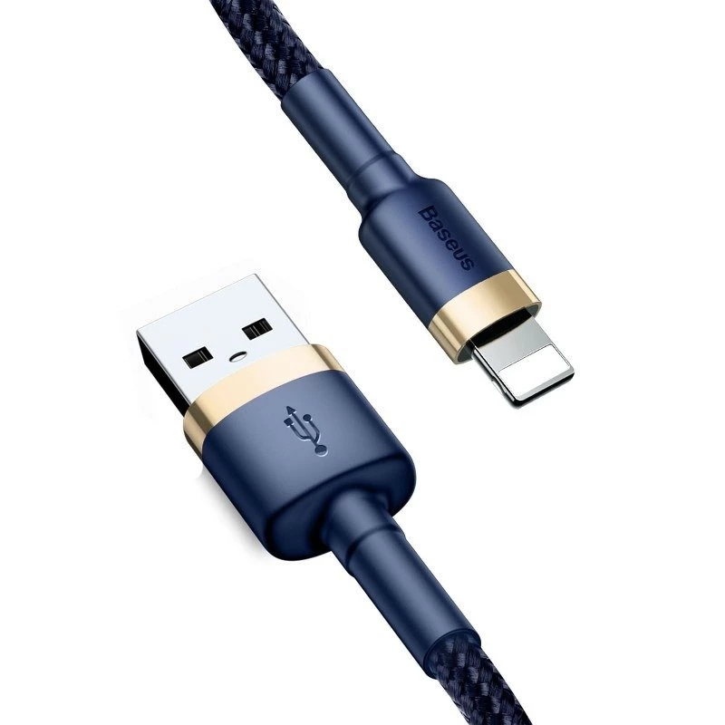 Lightning-kabel Baseus CALKLF-CV3 2 m blauw goud