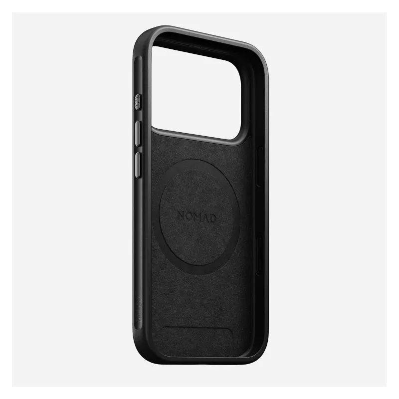 Telefoonhoesje Nomad Modern Leather Case voor iPhone 17 Pro, 16 cm (6,3 inch), tan, leer & PC/TPU