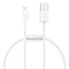 Baseus Superior Series kabel USB naar Lightning, 2,4A, 0,25m (wit)