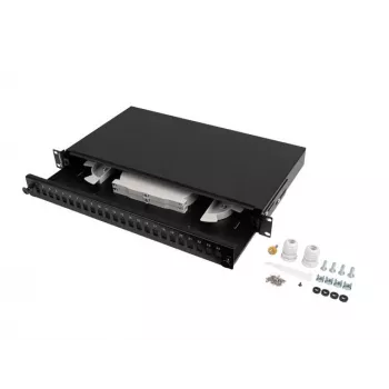 Glasvezel-patchpanel rack 1U 24x SC/LC 19 inch