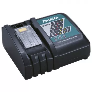 Makita DC18RC - acculader - 1 x accu opladen - voor Makita DCS553, DGA514, DGA901, DHP453, DHP482, DHS630, DLW140, DLX3179, DML815, LXT DBN500 (DC18RC)