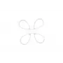 Plafond-LED-lamp TRIO Fly 40 cm, 4000K, matwit