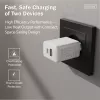 AC USB-oplader DIGITUS 20W, 1x USB-C, 1x USB-A, ingang 100–240V, wit