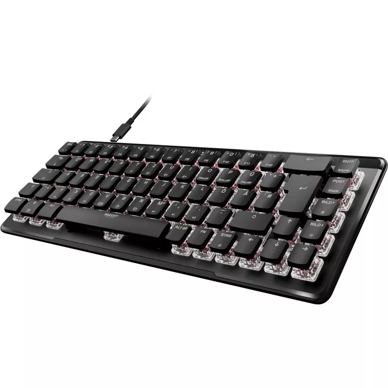 Vulcan II Mini Air, gamingtoetsenbord zwart, DE-layout, TITAN II Optical Red