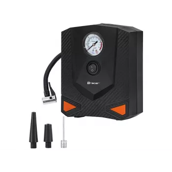 Draagbare luchtpomp TRACER RES-03ML 12V 150 PSI — autobandenvuller, 12 V stroomvoorziening