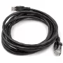 Cat5E UTP-kabel, 2 m, zwart