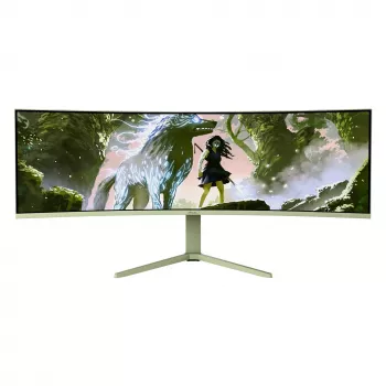 Curved computermonitor Arozzi Nova 49 inch (124,5 cm) dual QHD 5120×1440 LED VA, 4 ms, groen