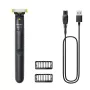 Foliescheerapparaat en trimmer Philips OneBlade QP1424/10 — antraciet, op batterij, 30 min. looptijd, baardkammen