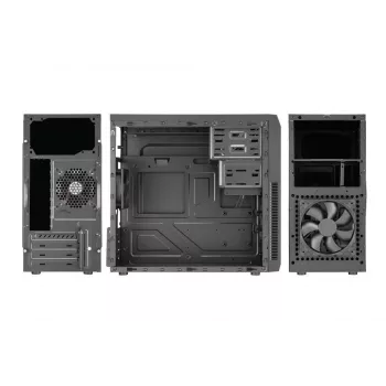 Behuizing | GOLDEN TIGER | ondersteunde moederbordformaten micro ATX | zwart | midi tower | Baltimore 530 | BALTIMORE5302USB2+2USB3