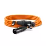 RØDE XLR3M-O audiokabel 3 m XLR oranje stekker naar bus
