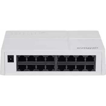Dahua Technology SF1016L netwerkswitch unmanaged L2 Fast Ethernet (10/100) desktop/wandmontage grijs