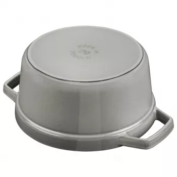 Staub 40509-312-0 kookpan 5,25 L rond grafiet, grijs