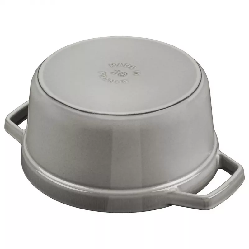 Staub La Cocotte rond 26 cm, gietijzer, grafietgrijs