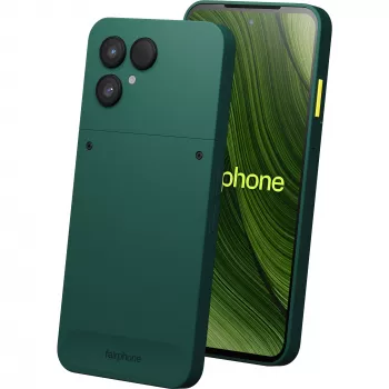 Fairphone The (Gen 6) 16 cm (6,31 inch) Dual SIM Android 15 5G USB Type-C 8 GB 256 GB 4415 mAh groen