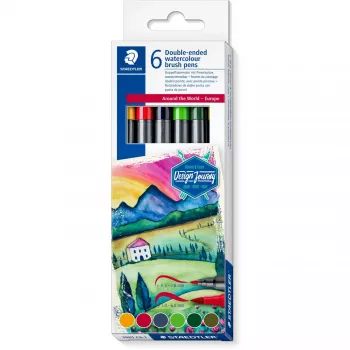 Kleurpotloden-set Staedtler Design Journey Around the World Europa set 3001 C6-1