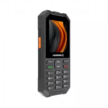 Hammer 6 LTE mobiele telefoon, 2,4" IPS, dual-sim, 2500 mAh, zwart (TEL000927)