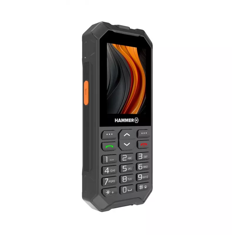 Hammer 6 LTE Mobiele telefoon, 2,4 inch IPS, Dual-SIM, 2500 mAh, zwart (TEL000927)