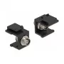 Keystone-module DELOCK 86851, platte FC-stekker, zwart, 16,5×24×21,8 mm