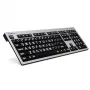 Toetsenbord Logickeyboard LKB-LPRNTWB-AJPU Office USB Frans zwart zilver