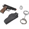 Toy Policeman Set Pulio 155425/6 met accessoires – rollenspelfiguur en uitrusting