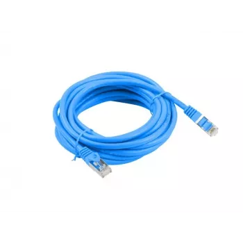 Netwerkkabel LANBERG PCF6-10CC-1000-B Cat6 F/UTP 10 m blauw, RJ-45 naar RJ-45, 250 MHz, CCA