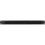 Kabelmanagementpaneel LOGON RAO200BL zwart metaal 48,3 cm