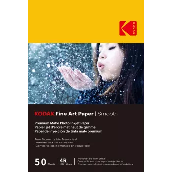 Kodak Fine Art papier 230g mat gecoat glad 4/6x50