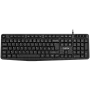Bedraad toetsenbord CANYON KB-1 UK-layout zwart