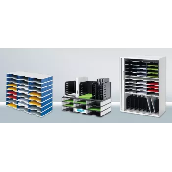 styrodoc trio documenten-opbergbox van polystyreen zwart - wit (268-0303.09)