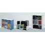 styrodoc trio documenten-opbergbox van polystyreen zwart - wit (268-0303.09)
