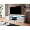 RTV-kast EVA 180x40x56 wit/wit glanzend