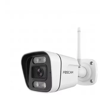 IP-beveiligingscamera Foscam FABV5S (wit) – compacte PoE-domecamera voor binnen en buiten