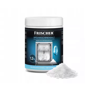 Speciaal zout voor vaatwassers FRISCHER FR00101_1200, 1,2 kg, wateronthardingszout in plastic bak