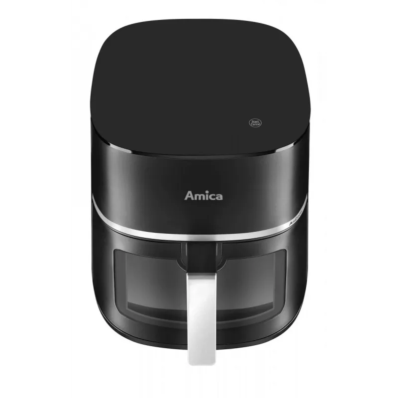 Amica AFM 6020 heteluchtfriteuse, 7,2 l, 1700 W, 10 programma's, lcd-display, zwart