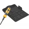 Wera 05018110001 Kraftform Kompakt 900 Set 1 schroevendraaierset met slagschroevendraaier en bits, 19-delig, 1/4", zwart/geel