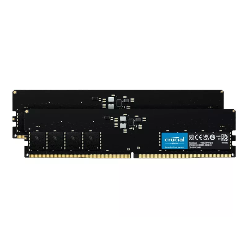 GEHEUGEN DIMM 32GB DDR5-4800/KIT2 CT2K16G48C40U5 CRUCIAL