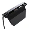 Hub Baseus T-Space met USB-C-naar-Lightning-kabels voor Tesla-voertuigen (zwart)