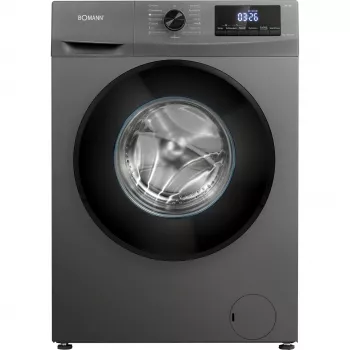 Frontlader wasmachine BOMANN WA 7185, 8 kg capaciteit, 1400 t/min, energie-efficiëntieklasse A, zwart