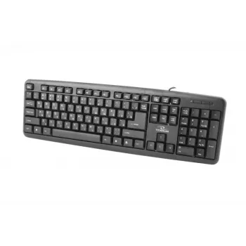 Esperanza TKR101 toetsenbord office USB QWERTY Engels, Russisch zwart