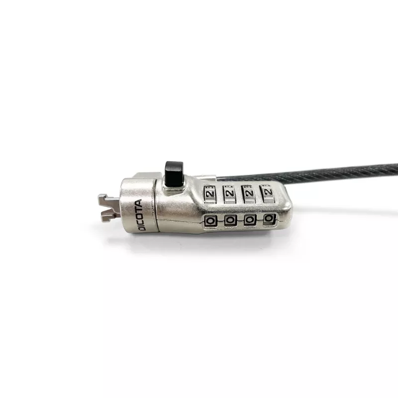 Kabelslot DICOTA D31933 antraciet 2m combinatieslot