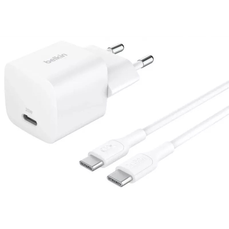 Voeding Belkin BoostCharge WCA012KQ1MWH-B6 25W PD 3.1 PPS USB-C