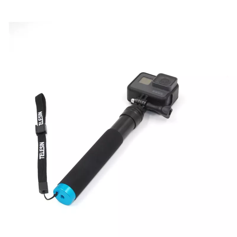 Selfiestick Telesin GP-MNP-090-D verstelbare lengte lichtgewicht