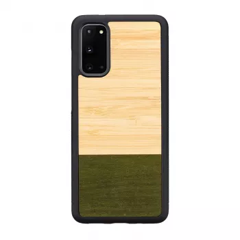 Telefoonhoesje man and wood Galaxy S20 Bambuswald zwart — beschermende achterkant voor Samsung Galaxy S20